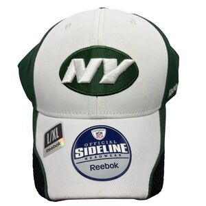 New Embroidered Reebok NFL New York Jets Hat Sideline‎ Headwear L/XL